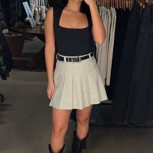 Sunday Best Olive mini skirt